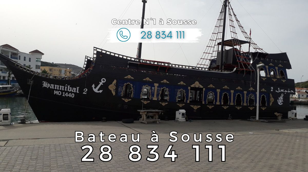 Balade en mer à Kantaoui et Bateau à Sousse