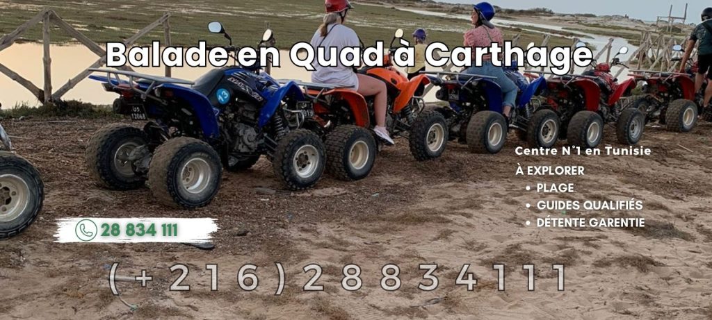 Balade en quad Carthage 