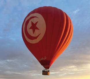 Montgolfière en Tunisie