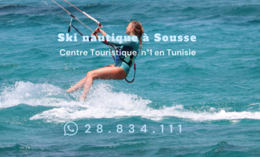 Ski nautique à Sousse