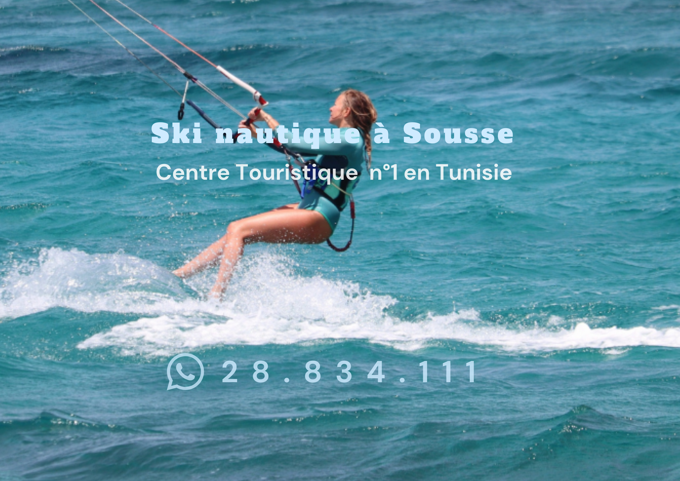 Ski nautique à Sousse