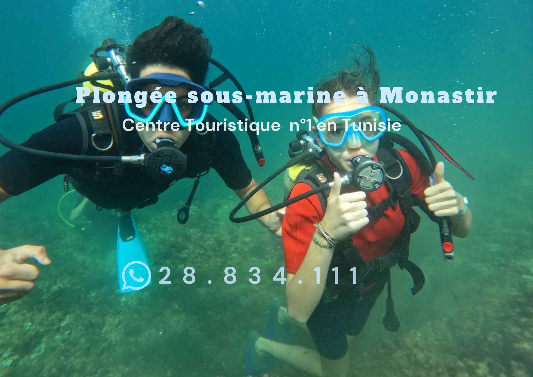 Plongée sous marine à Monastir