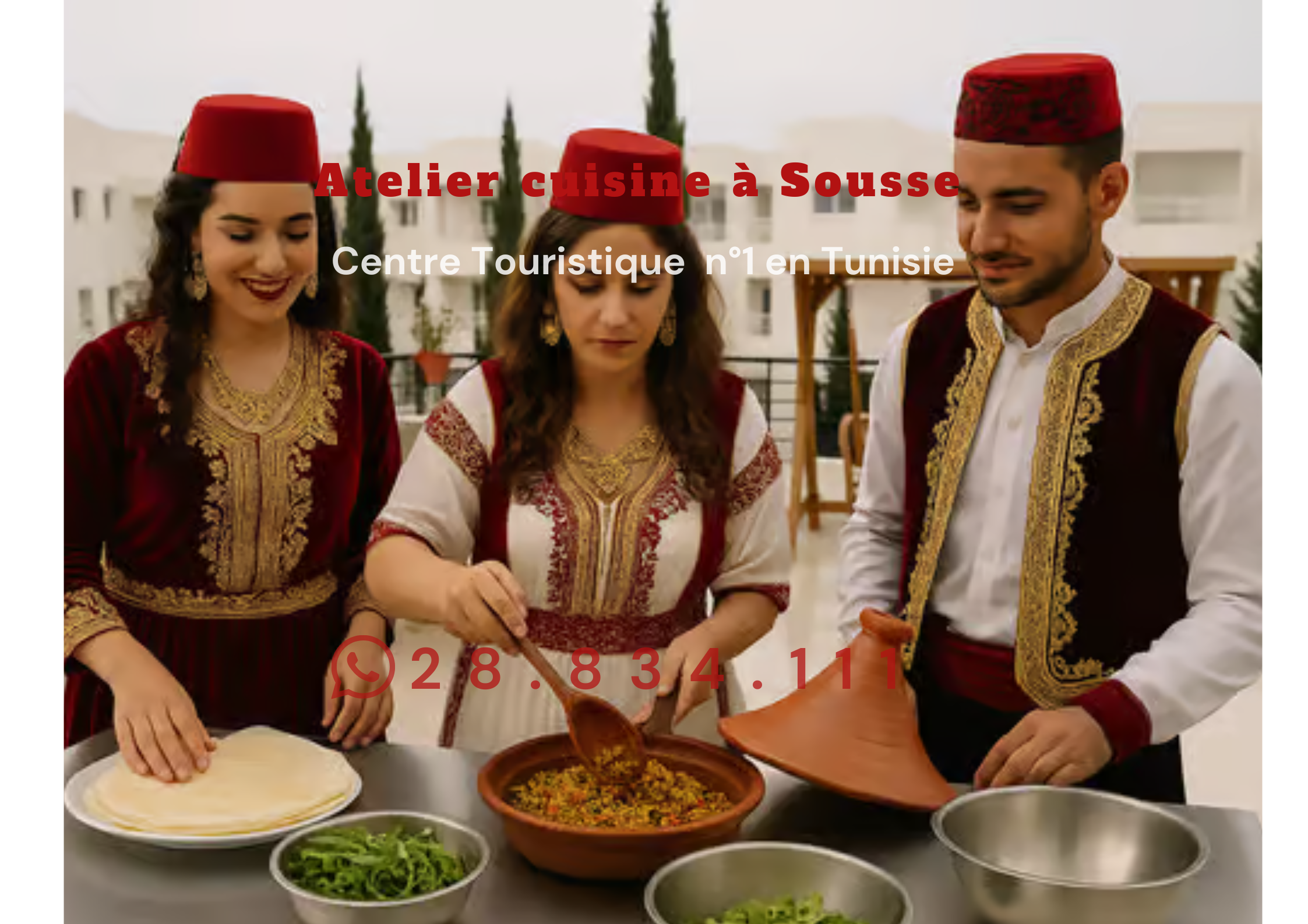 Atelier cuisine à Sousse