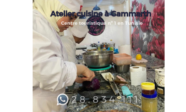 Atelier cuisine à Gammarth