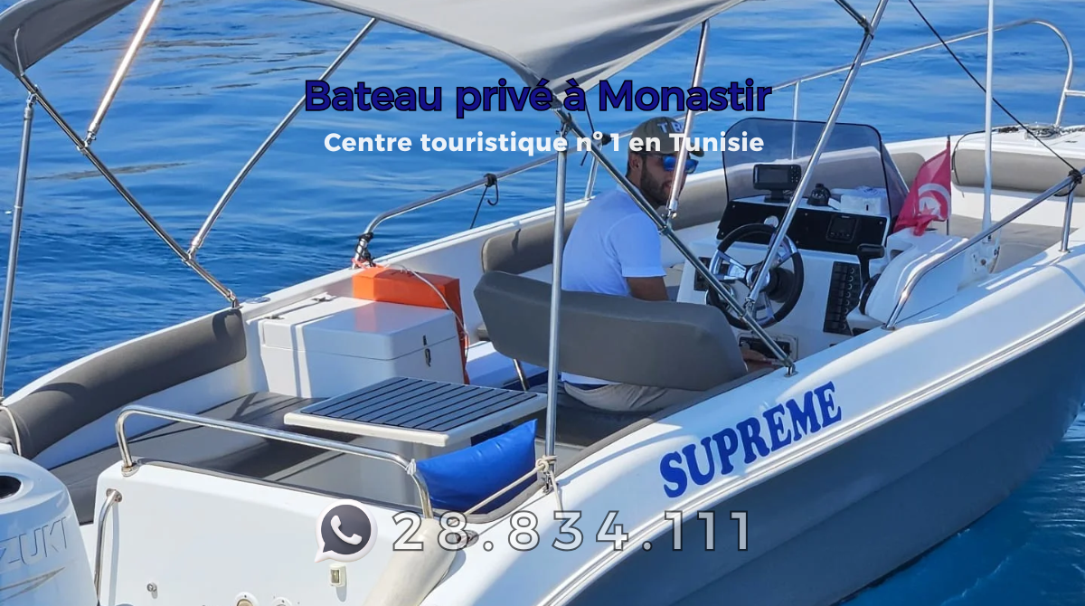 Bateau privé à Monastir