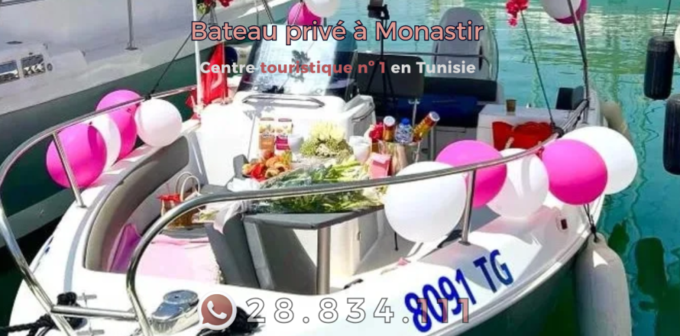Bateau privé à Hammamet