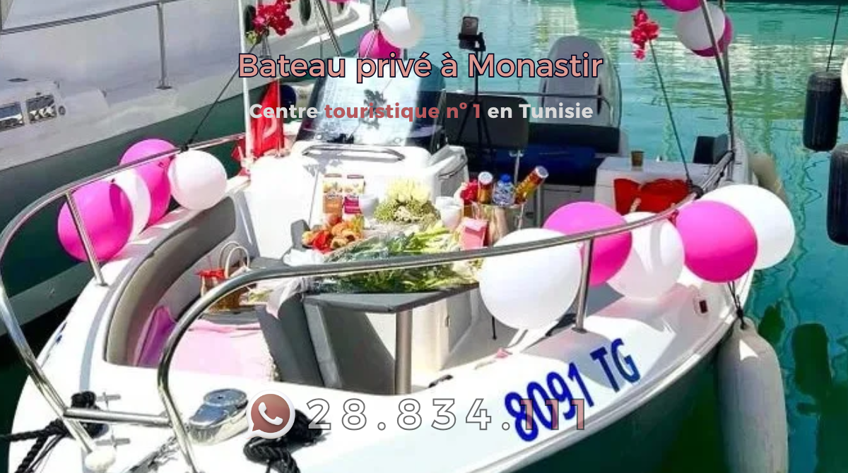 Bateau privé à Hammamet