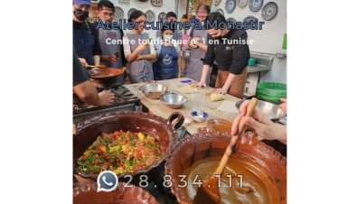Atelier cuisine à Monastir