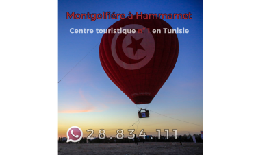 Montgolfiére à Hammamet