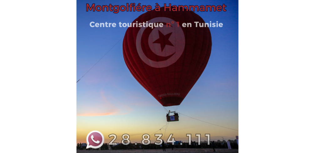 Montgolfiére à Hammamet