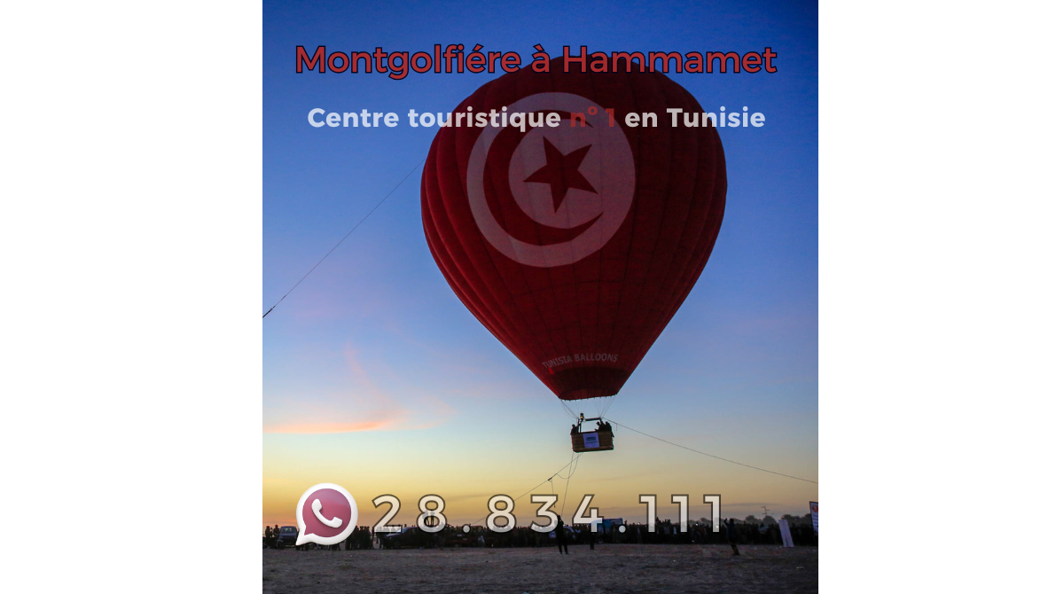 Montgolfiére à Hammamet