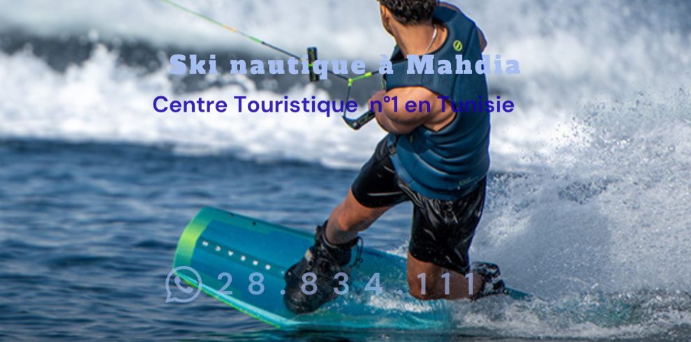 Ski nautique à Mahdia