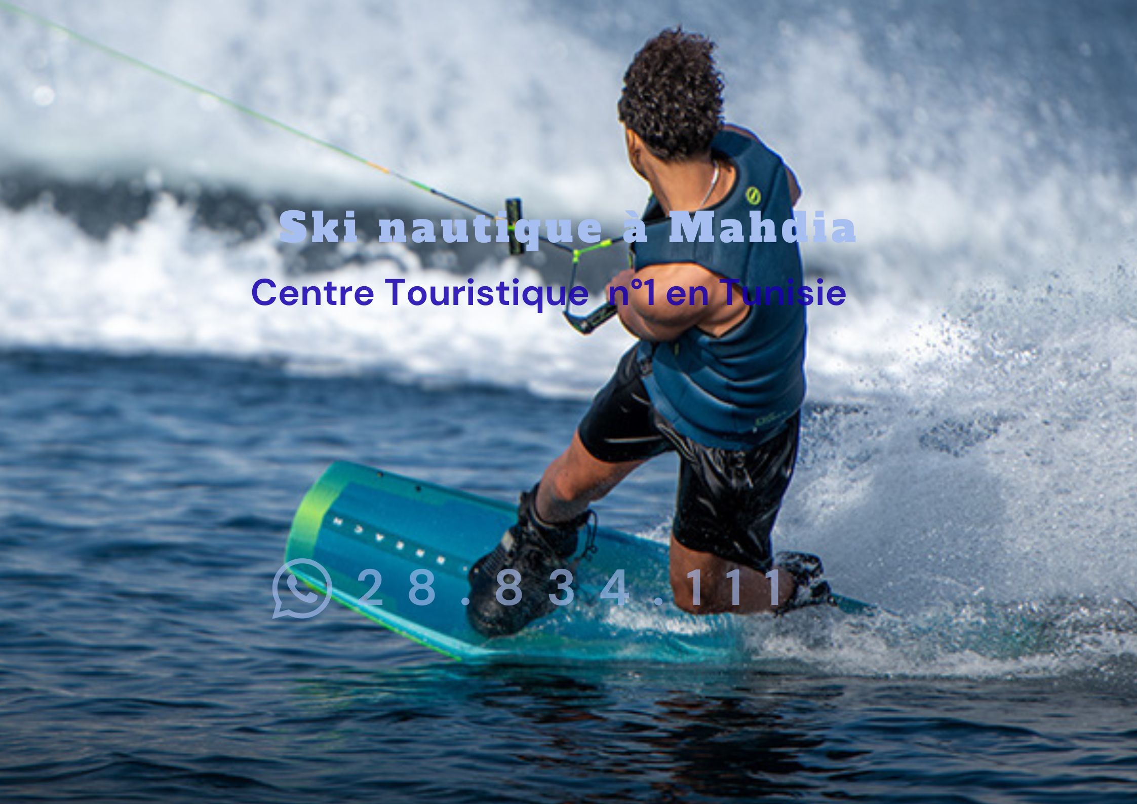 Ski nautique à Mahdia