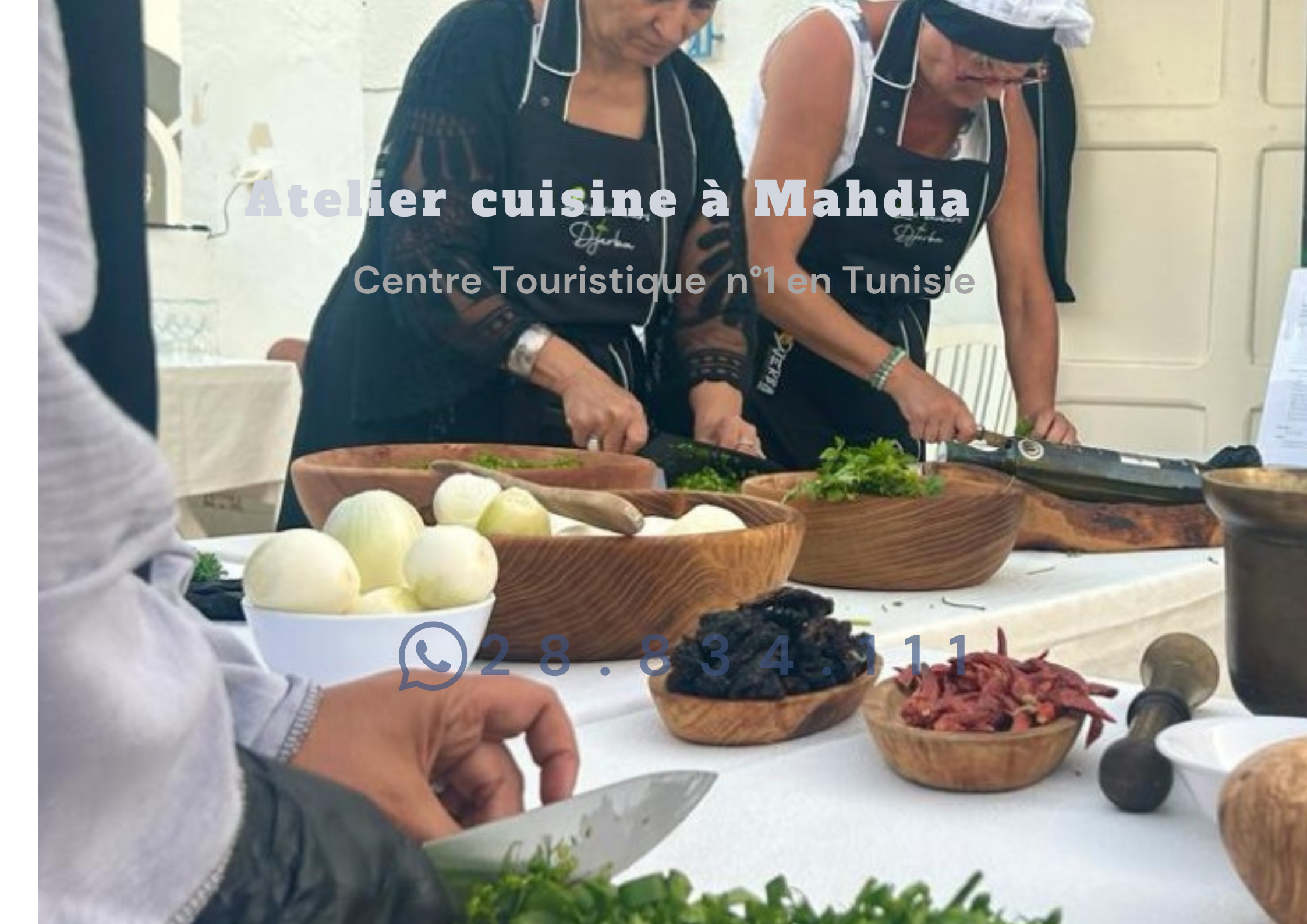 Atelier cuisine à Mahdia